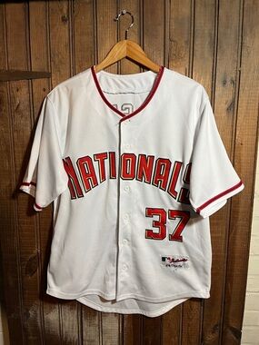 Washington Nationals Stephen Strasburg White Baseball Jersey
